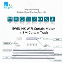 Умные комплекты для занавесок Ewelink с Wi-Fi, 2,3-3,2 м, направляющие для занавесок из алюминиевого сплава, умный дом, электрическая система для занавесок 2024 - купить недорого