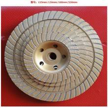 Free shipping sinetering 230*22*5mm strengthened continious turbo diamond cup wheel for grinding stone marble/granite/concrete 2024 - buy cheap