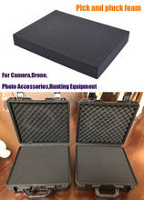 High Density Pick and Pluck Foam use for Camera Box Pick Pluck Replacement Foam for Anti-Collision Box Shock Frame Box 2024 - buy cheap