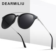 DEARMILIU-Gafas De Sol polarizadas para hombre y mujer, lentes con montura metálica ovalada, Retro, para conducir al aire libre, pescar, UV400, 2020 2024 - compra barato