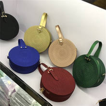 Fashion Women Small PVC Handbags Messenger Bags High Quality Crossbody Bags for Women New Casual Weave Ladies Purse Shoulder Bag 2024 - buy cheap