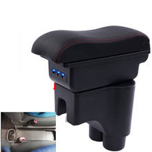 For Toyota Passo armrest box USB Charging heighten Double layer central Store content 2024 - buy cheap