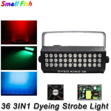 36 RGB 3IN1Lamp Beads LED Wash Strobe Light DJ Disco Stage Lighting Dyeing Effect Light DMX 512 Control Party Club Bar Light 2024 - buy cheap