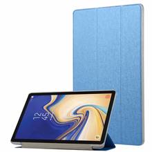Tablet Case For Samsung Galaxy Tab S4 T830 T835 SM-T830 SM-T835 10.5 inch 2018 Fashion PU Leather Smart Trifold Stand Cover+pen 2024 - buy cheap