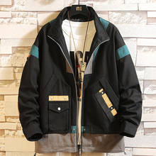 Мужская верхняя одежда Covrlge, Повседневная Уличная куртка в стиле хип-хоп, верхняя одежда, 4XL, MWJ189 2024 - купить недорого