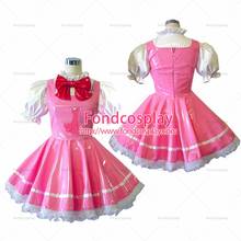 fondcosplay adult cross dressing sissy maid Cardcaptor Sakura Kinomoto heavy pink Pvc Dress cosplay Costume Tailor-made[CK945] 2024 - buy cheap