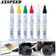 AXSPEED-rotulador de pintura para neumáticos de coche teledirigido, herramientas de 6 colores opcionales para 1:10 Axial SCX10 Traxxas TRX4 RC Crawler Car Parts 2024 - compra barato