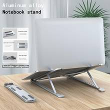 Soporte ajustable de aleación de aluminio para ordenador portátil, accesorio plegable de elevación, refrigeración, para MacBook de 11-18 pulgadas 2024 - compra barato