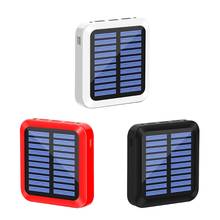 Mini banco de energía Solar portátil, 10000 MAh, pequeño y conveniente para maquinilla de afeitar de teléfono inteligente, ventilador pequeño, 3 puertos de carga USB, Exter 2024 - compra barato