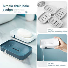 Portable Sponge Holder PP Wheat Straw Storage Rack Drain Soap Box Tray Soapbox 1Pcs Shower Soap Tray Tool Soap Dish Plate Holder 2024 - buy cheap