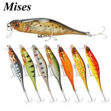 Mises 10cm 11.74g Twelve Colors Large Size Long Shot Suspend Bionic Minnow Lure Artificial Hard Bait Fishing Lure Wobbler 2024 - buy cheap