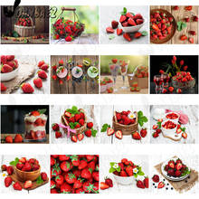 Delicious Food Strawberry Cake Building Diamond Painting 5D Diy Wall Art Milkshake Square Diamond Inlaid Home Room Decoration 2024 - buy cheap