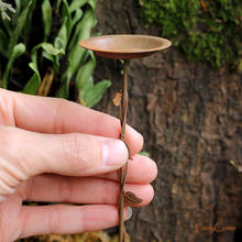 FairyCome Miniature Rusty Bird Bath Stick Fairy Garden Metal Craft Birdbath Feeder Miniature Garden Bonsai Decoration Supplies 2024 - buy cheap