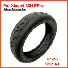 8.5 Inch Tires Electric Scooter 50/75-6.1 Rubber Tubeless Tire For Xiaomi M365 Durable Anti Explosion Designed Tubeless Tires 2024 - buy cheap