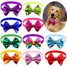 1 Uds. Moño para perro de Mascota, lazo brillante colorido para perro con lazo, correa ajustable, corbata de tela para perros grandes, accesorios para el cuidado de mascotas 2024 - compra barato