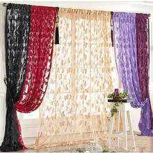 1*2M Butterfly Tassel String Door Curtain Fashion Window Room Divider 11 Colors 2024 - buy cheap