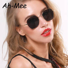 Винтажные Солнцезащитные очки с большой квадратной оправой для женщин и женщин 2020, роскошные Ретро Металлические солнцезащитные очки, винтажные зеркальные очки UV400 Oculos De Sol Shopping 2024 - купить недорого