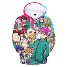 2021 Anime The Disastrous Life of Saiki K Saiki Kusuo 3D Printed Hoodie Women Men Harajuku Sweatshirt Streetwear Fashion Clothes 2024 - compre barato