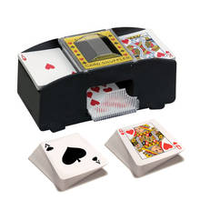 Juego de mesa eléctrico y automático, máquina de barajado de cartas de póker, baraja de cartas de Casino, Robot Shuffler 2024 - compra barato