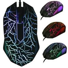 USB Wired 3200 DPI 3D Mouse LED Gamer Optical Professional Game Gaming Mouse Mice 3 Buttons for Computer PC Laptop 2024 - buy cheap