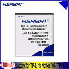 HSABAT NBL-39A2130 3100mAh Battery for TP-Link Neffos Y5 / TP802A Batteries 2024 - buy cheap