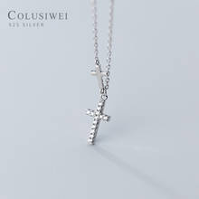Женское Ожерелье из стерлингового серебра 925 пробы COLUSIWEI, ожерелье с подвеской в этническом стиле, ювелирное изделие в подарок 2024 - купить недорого