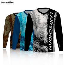 SPTGRVO-Camiseta de manga larga para hombre, camisa Retro de ciclismo de montaña, Enduro, Motocross, BMX, color gris y azul, 2020 2024 - compra barato