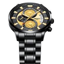 NIBOSI Watches Mens Sports Waterproof Luminous Chronograph Top Brand Luxury Quartz Men Watch Stainless Steel Relogio Masculino 2024 - buy cheap