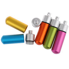 Waterproof Aluminum Pill Box Capsule Shape Pill Case Portable Outdoor Pocket Pill Holder Container Delicate Medicine Box 2024 - buy cheap