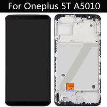Pantalla LCD TFT para Oneplus 5T A5010, pantalla táctil con montaje de digitalizador de marco, repuesto para OnePlus 1 + 5T 2024 - compra barato