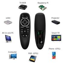 VONTAR-mando a distancia G10 G10S Pro para caja Android tv, dispositivo inalámbrico de 2,4G con Control de voz, giroscopio, aprendizaje IR, HK1 H96 Max X96 mini 2024 - compra barato