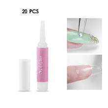 20 Bottle Acrylic Nail Art Glue French False Tips Manicure Tool Fake Nails Glue 3D Rhinestone Decor 2024 - buy cheap