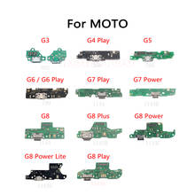 Placa de base de carga USB, Cable flexible para Motorola MOTO G8 Plus Play Power Lite G3 G4 G5 G6 G7 2024 - compra barato