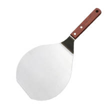 Stainless Steel Pizza Peel With Wood Handle Pizza Spatula 33.5cm x 16.4cm Large Pizza Paddle For Baking Bread Pizza 2024 - buy cheap