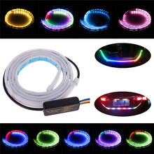 47.6inch RGB Colorful Flowing LED Trunk Strip For Car Trunk Dynamic Blinkers Led Turn Light Tail Lights LED DRL Light 2024 - buy cheap