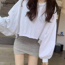 Cotton White Shirt Blouse Tops Short Loose Solid Shirts Women New Spring Office Lady Long Sleeve Top Blouses Women Casual 12877 2024 - buy cheap