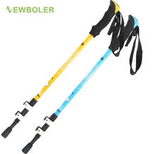 1/2pcs 240g/pcs Trek Pole Nordic Walking Poles Telescopic Alpenstock Aluminum Alloy Shooting Walking Stick Crutch Senderismo 2024 - buy cheap