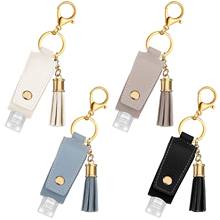 6Pcs Portable Empty Travel Bottle Keychain Hand Sanitizer Bottle Holder 30ml Small Squeeze Bottle Refillable Containers 2024 - buy cheap