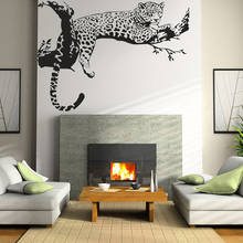 Cheetah Wall Sticker Jaguar Leopard Decal African Animal Creative Home Decor Panther Bedroom Living Room Decoration CC04 2024 - buy cheap