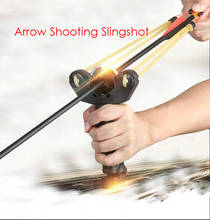 Slingshot Archery Sticking Slingshot Bow Outdoor Wrist Rest-Free Tied Allergic Outdoor Fishing Slingshot Bow and Arrow Crossbow 2024 - buy cheap