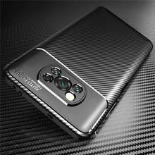 For Xiaomi POCO X3 NFC Case Soft Silicon Cover Carbon Fiber TPU Shockproof Case For M3 F2 Pro Redmi Note 9S 9 9A Mi 10T Pro 9T 2024 - buy cheap