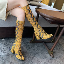 Botas femininas sensuais e elásticas, novas botas com acima do joelho fashion para outono e inverno 2019, tamanhos 34-43 2024 - compre barato