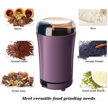 Electric Coffee Grinder Mini Kitchen Salt Pepper Grinder Powerful Beans Spices Nut Seed Coffee Bean Grind Grain Mill Crusher 2024 - buy cheap