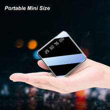 10000mah banco de potência dupla usb mini portátil do telefone móvel bateria externa powerbank para iphone 13 pro max samsung xiaomi 2024 - compre barato