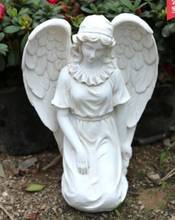 Resin American angel figures display a resin decoration creative gardening living room sculpture European outdoor crafts 2024 - buy cheap