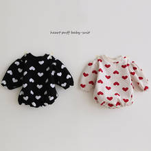New 2020 Baby Girl Love Butterfly Collar Long Sleeve Rompers Brand Spring Baby Girls Bodysuits Baby Cotton One Piece Creeper 2024 - buy cheap
