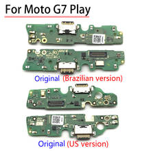 Placa de carregamento pcb flexível, cabo de fita de carregamento para motorola moto g7 play com conector usb 2024 - compre barato