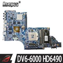 Envío Gratis placa base portátil para For HP Pavilion DV6T DV6-6000 placa madre HD 6490/1GB 2024 - compra barato