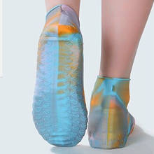 Capa de silicone reciclável para sapatos, capa impermeável para calçados infantil à prova de chuva, acessórios para sapatos 2024 - compre barato