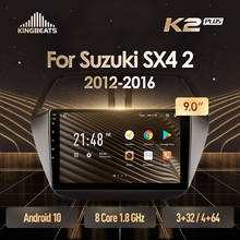 KingBeats Android 10 Octa-Core unidad HU 4G en el tablero del coche Radio Multimedia reproductor de Video GPS de navegación para Suzuki SX4 2 S-Cruz 2012 - 2016 SIN dvd 2 din doble Din Android estéreo de coche 2din 2024 - compra barato